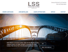 Tablet Screenshot of lss-gmbh.de